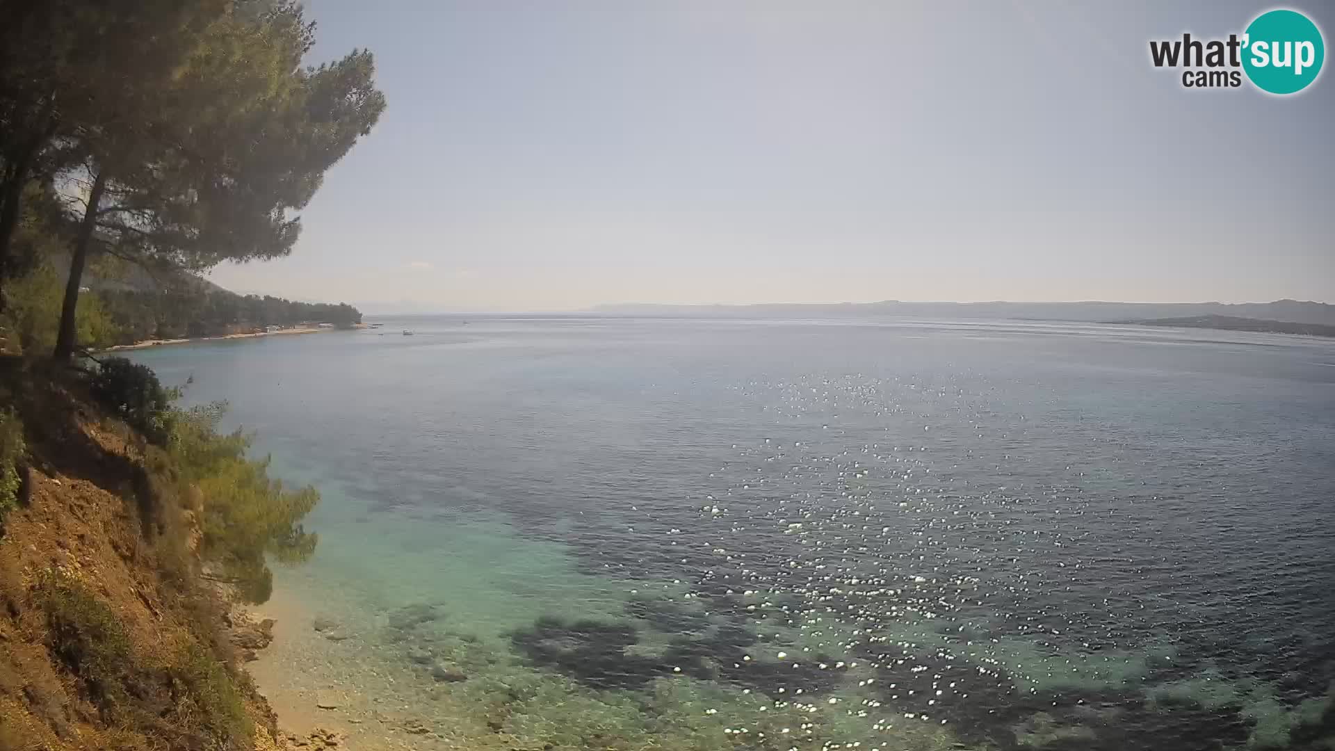Webcam Potočine Beach Bol – Live View of Borak Beach, Brač Island