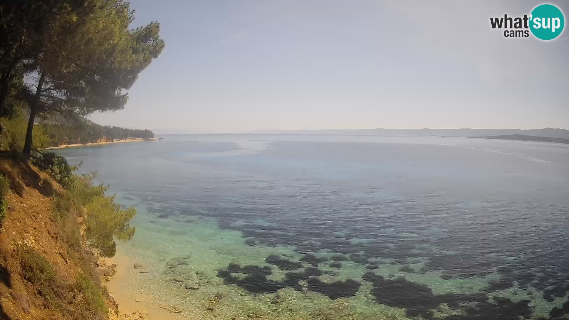 Webcam Playa Potočine Bol – Vista en vivo de Borak Beach, Isla de Brač