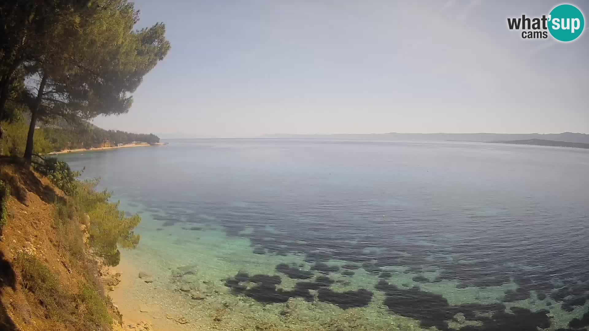 Webcam Playa Potočine Bol – Vista en vivo de Borak Beach, Isla de Brač