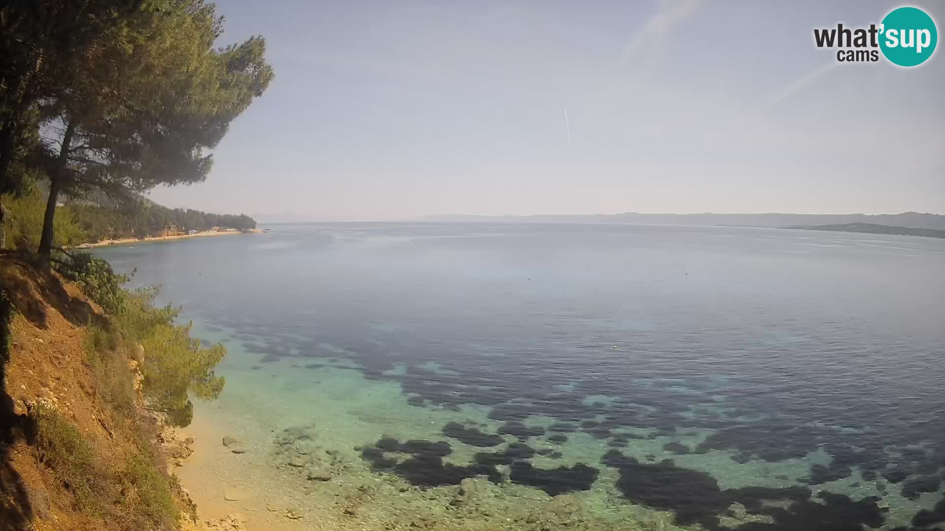 Webcam Playa Potočine Bol – Vista en vivo de Borak Beach, Isla de Brač
