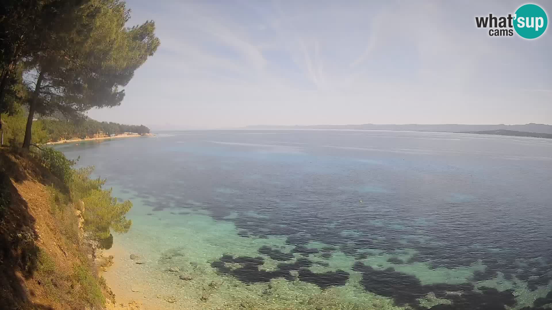 Webcam Strand Potočine Bol – Liveblick auf Borak Beach, Insel Brač