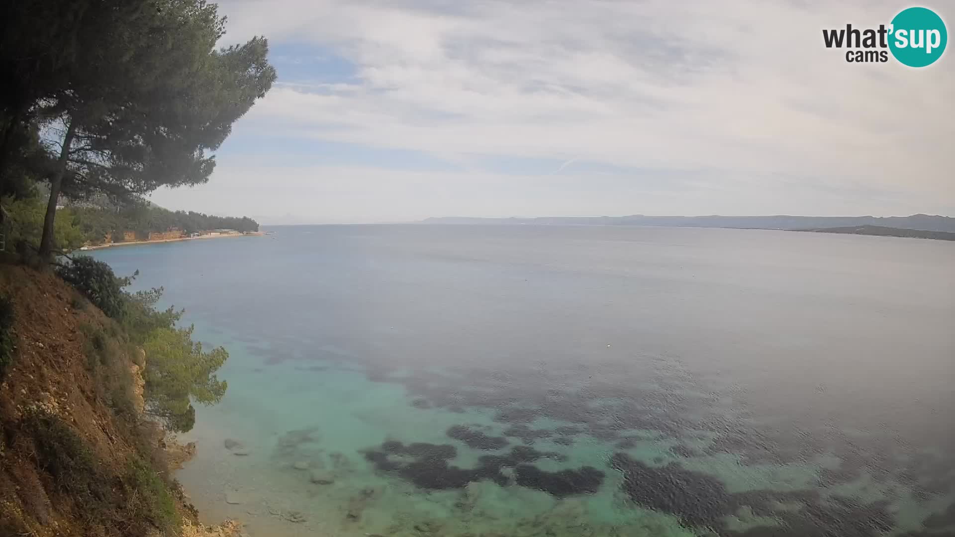 Webcam plage Potočine Bol – Vue en direct sur Borak Beach, île de Brač
