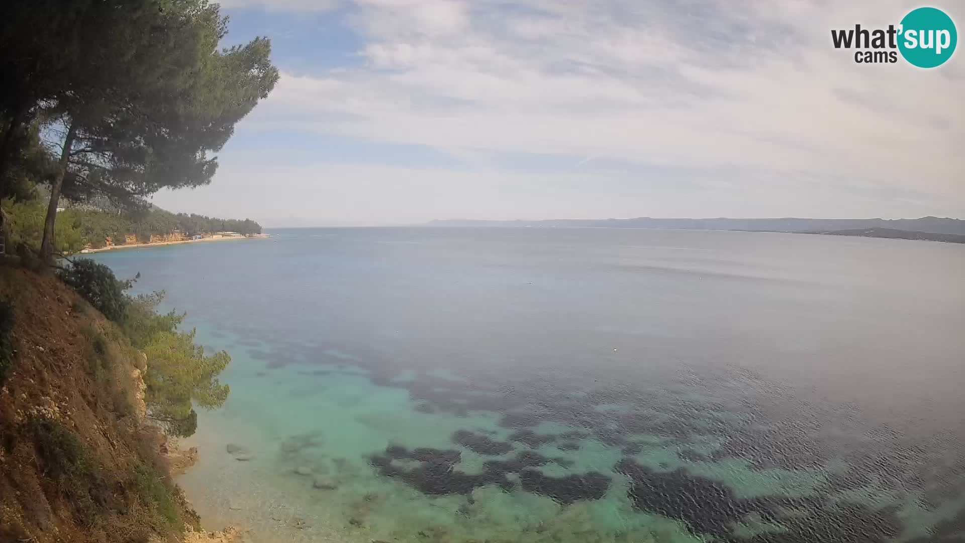 Webcam Strand Potočine Bol – Liveblick auf Borak Beach, Insel Brač