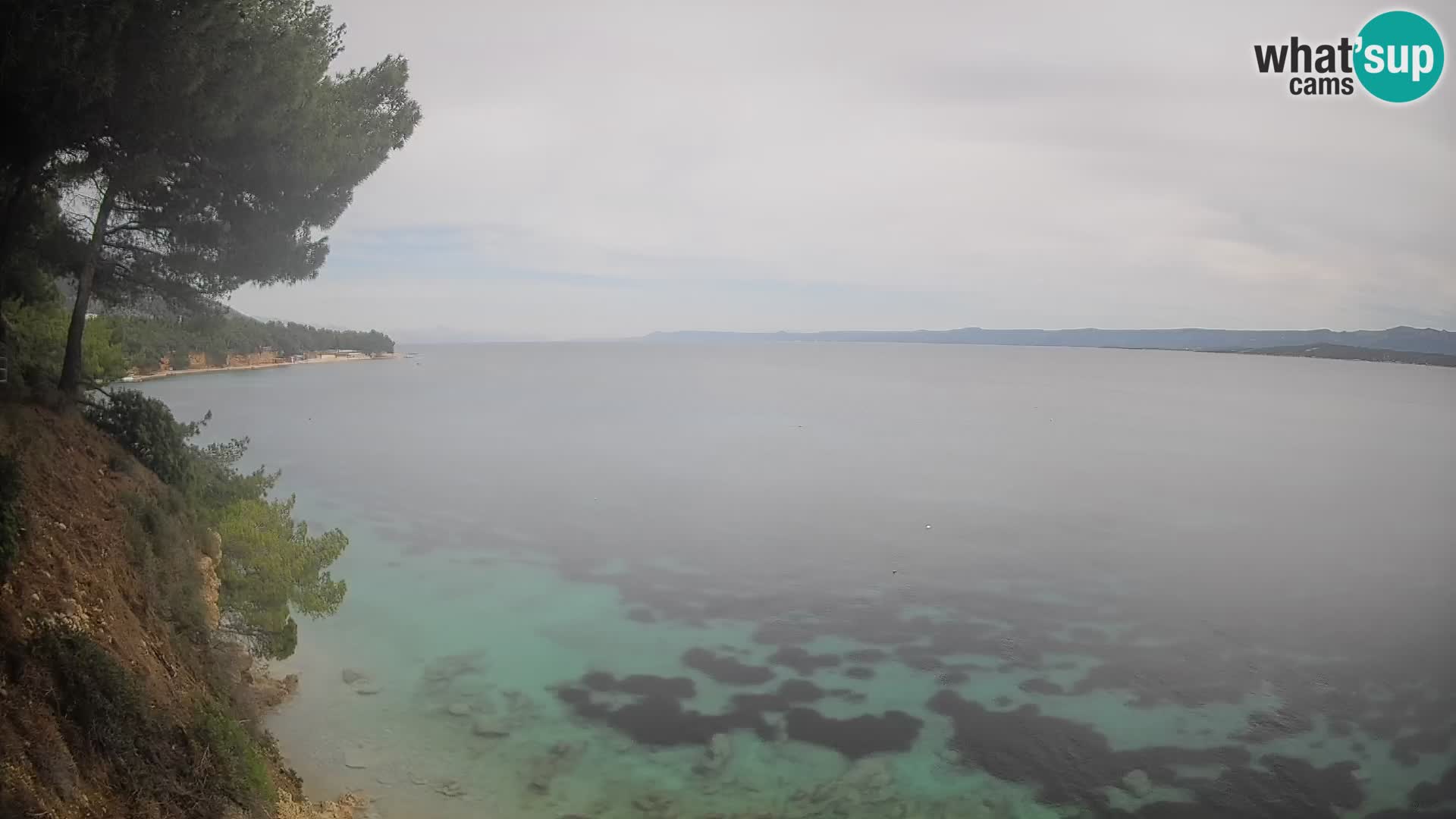 Webcam Strand Potočine Bol – Liveblick auf Borak Beach, Insel Brač