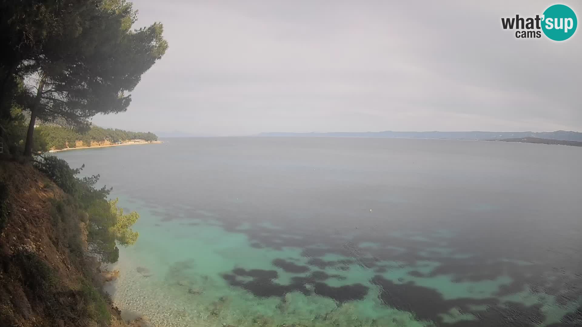 Webcam Strand Potočine Bol – Liveblick auf Borak Beach, Insel Brač