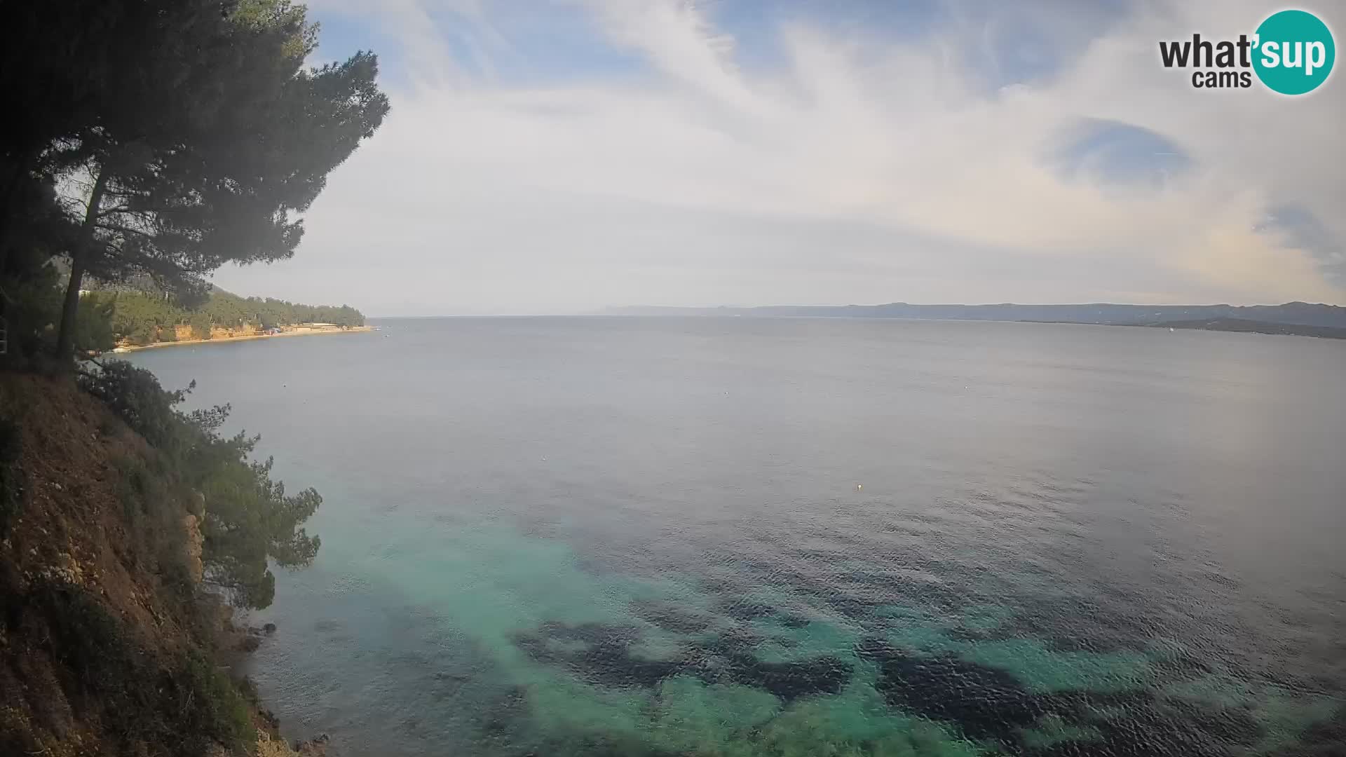 Webcam Strand Potočine Bol – Liveblick auf Borak Beach, Insel Brač
