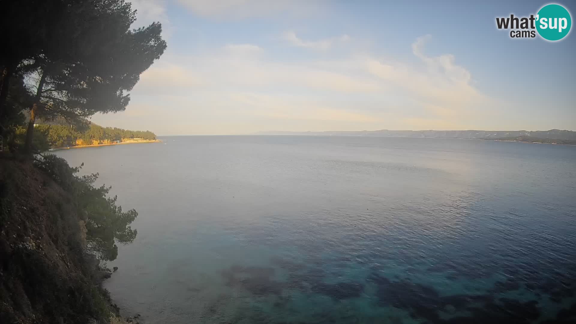 Webcam Strand Potočine Bol – Liveblick auf Borak Beach, Insel Brač