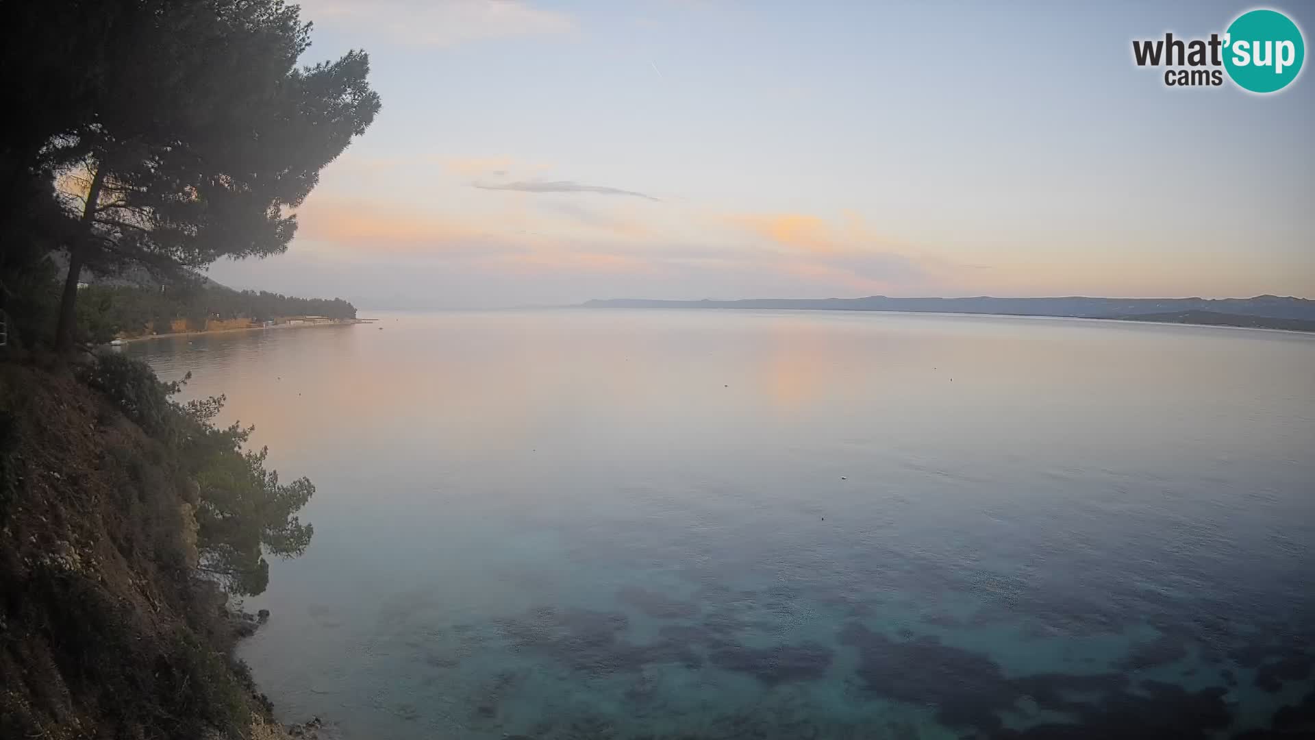 Webcam Playa Potočine Bol – Vista en vivo de Borak Beach, Isla de Brač