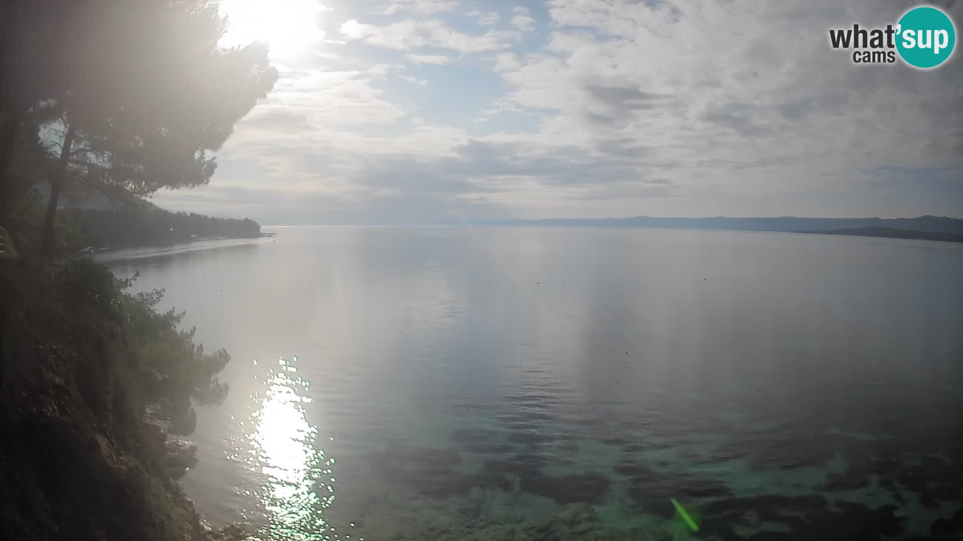 Webcam Potočine Beach Bol – Live View of Borak Beach, Brač Island