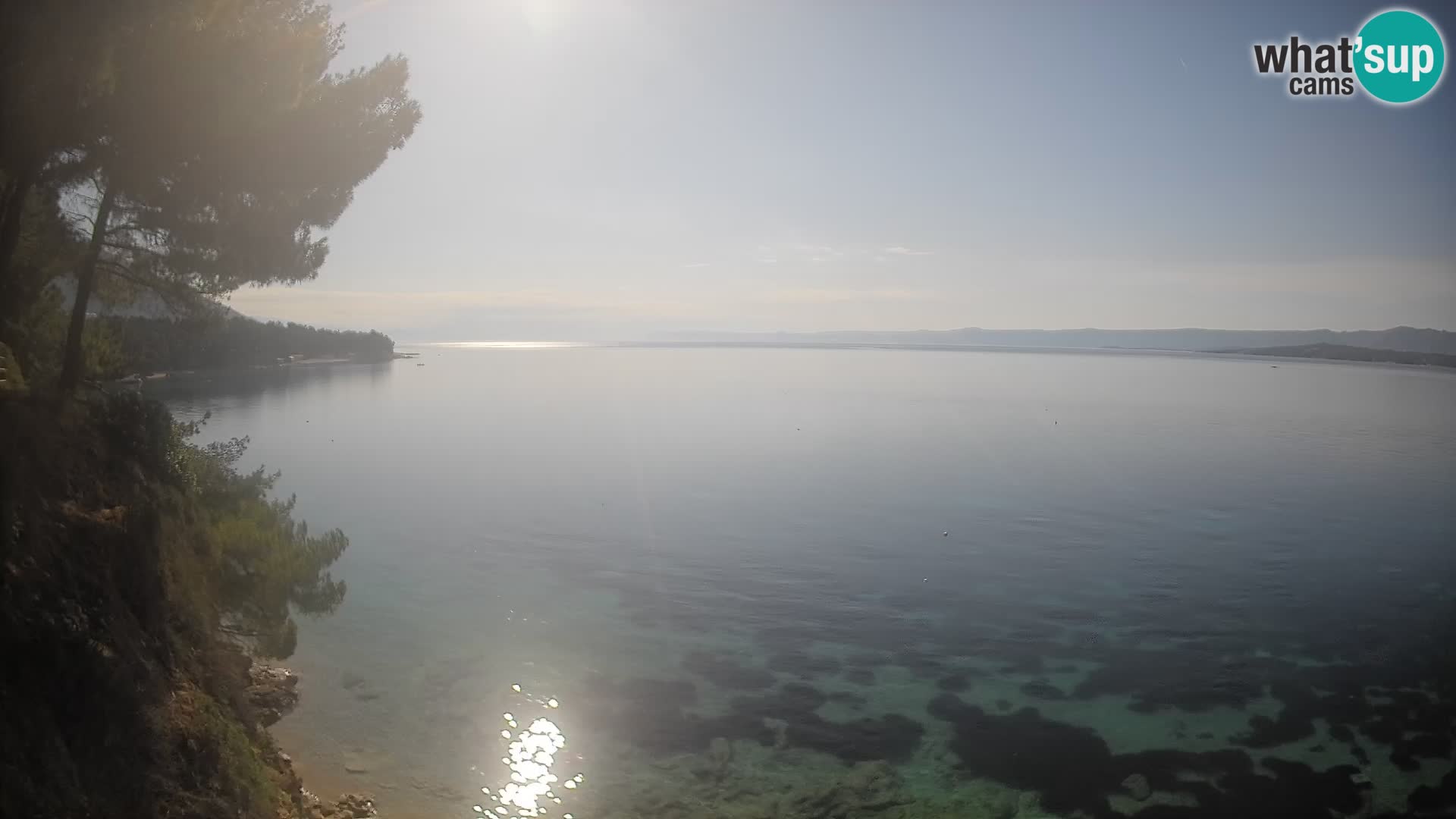 Webcam Strand Potočine Bol – Liveblick auf Borak Beach, Insel Brač