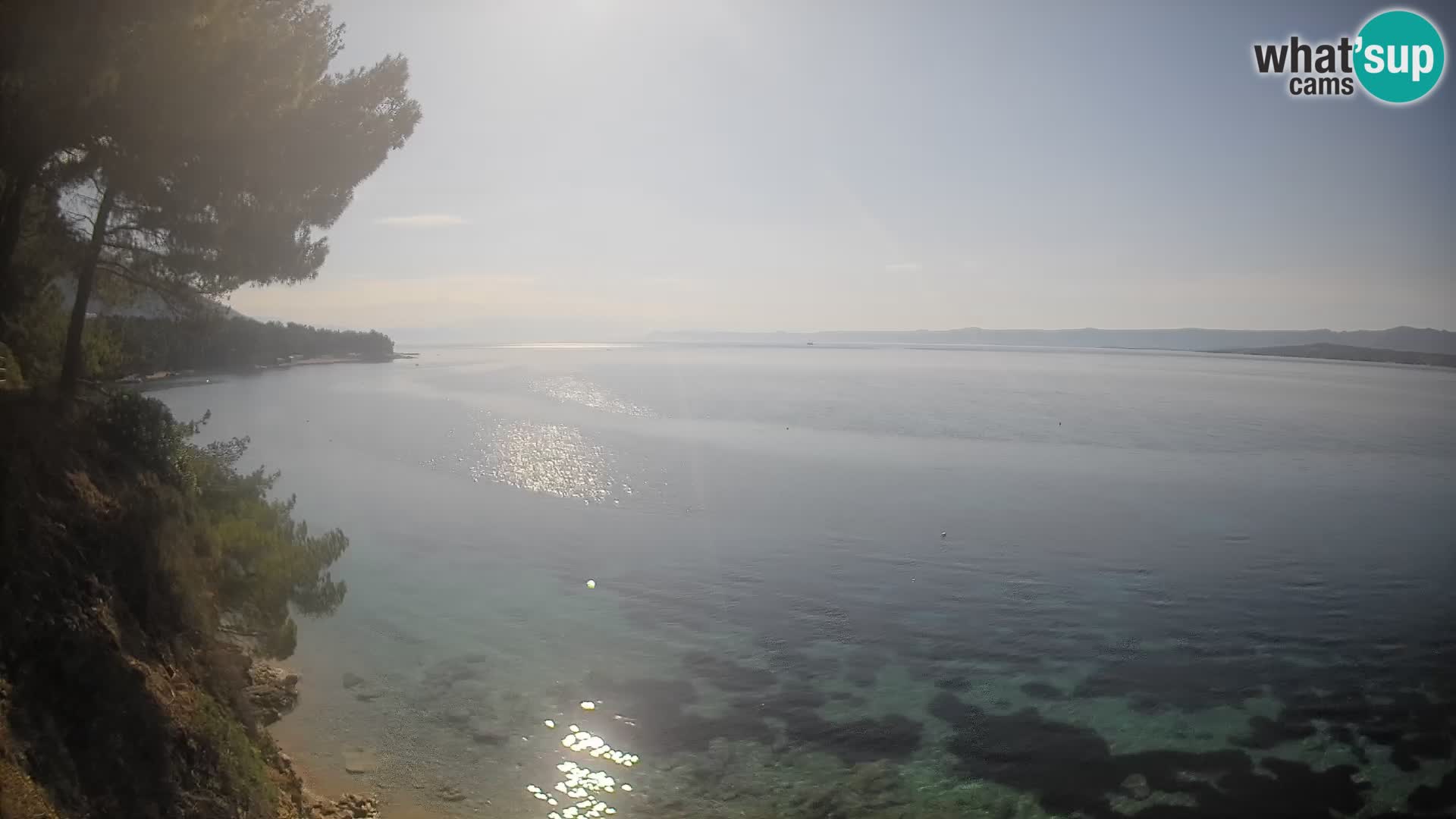 Webcam Potočine Beach Bol – Live View of Borak Beach, Brač Island
