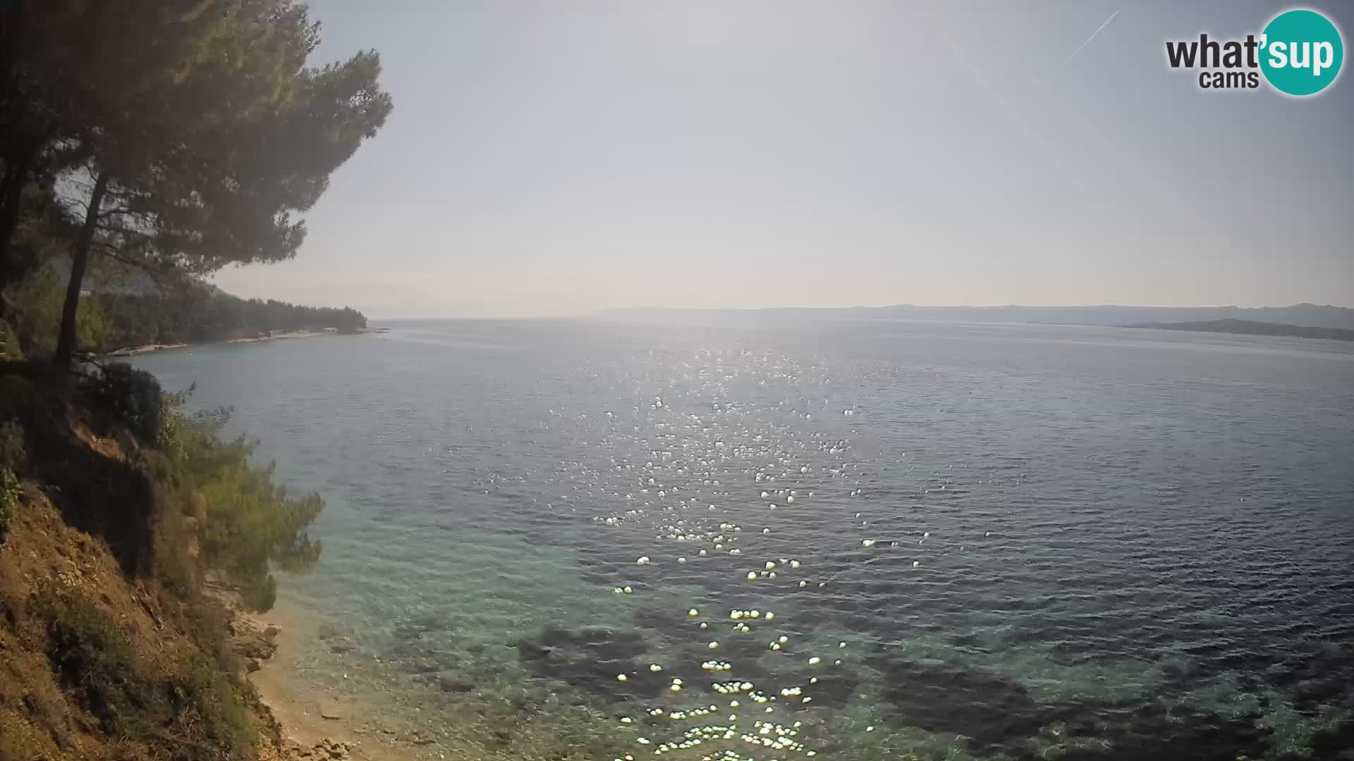 Webcam Strand Potočine Bol – Liveblick auf Borak Beach, Insel Brač