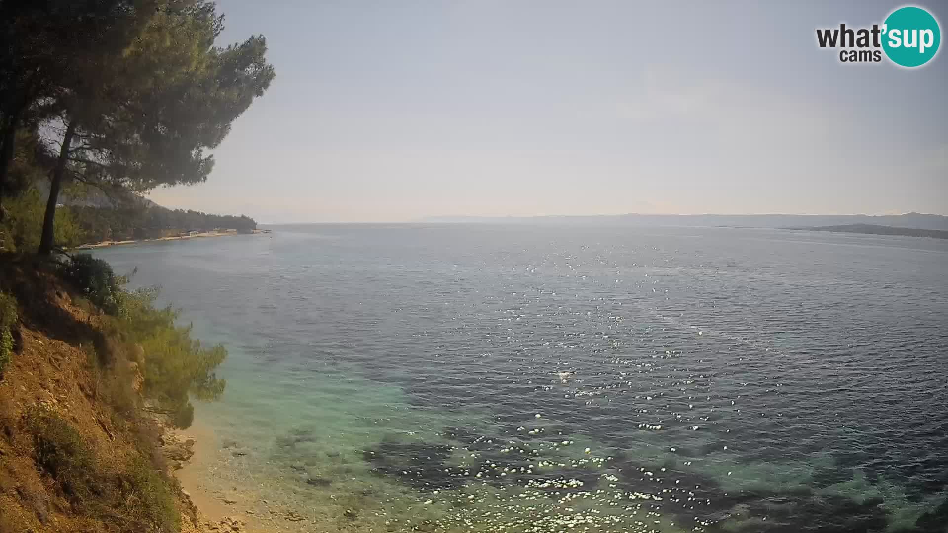 Webcam Playa Potočine Bol – Vista en vivo de Borak Beach, Isla de Brač
