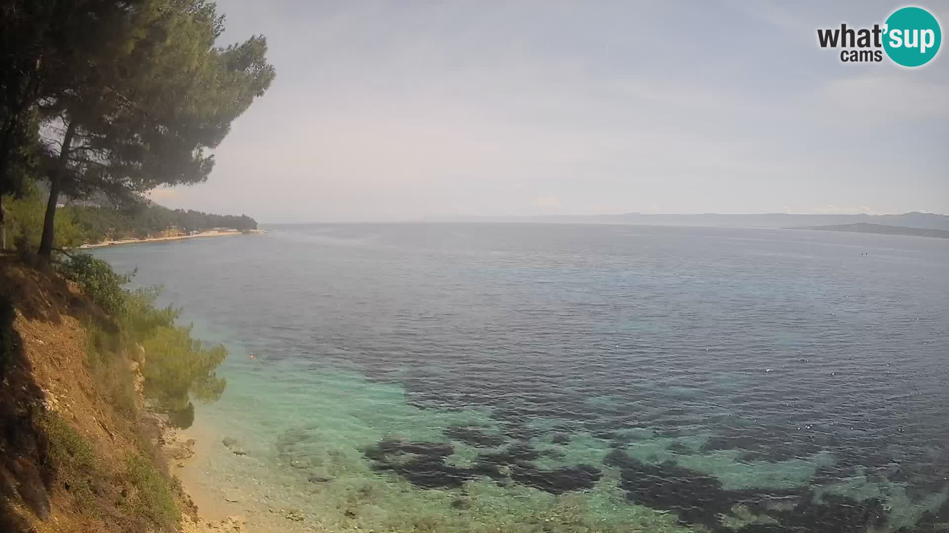 Webcam Playa Potočine Bol – Vista en vivo de Borak Beach, Isla de Brač