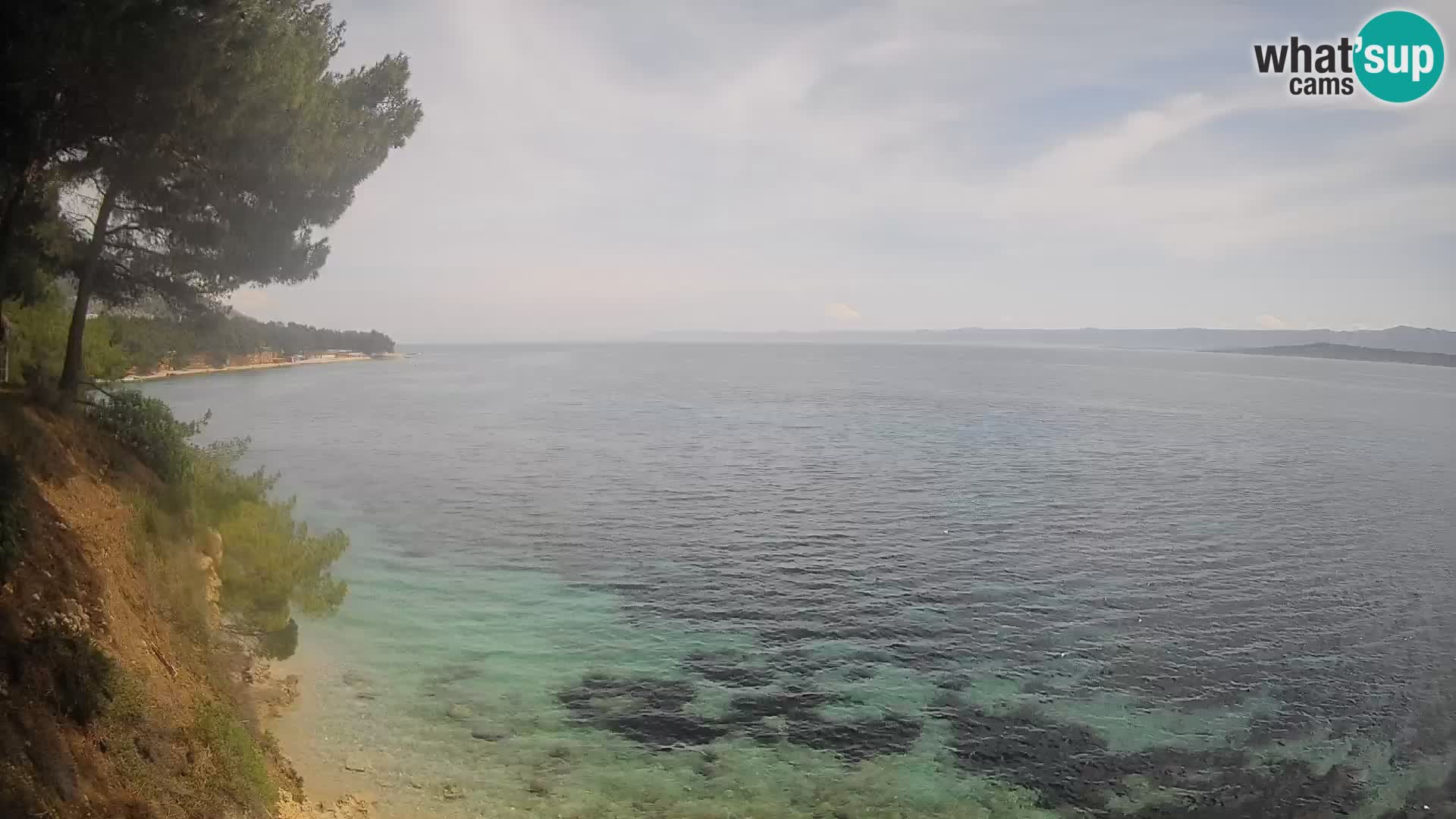 Webcam Potočine Beach Bol – Live View of Borak Beach, Brač Island