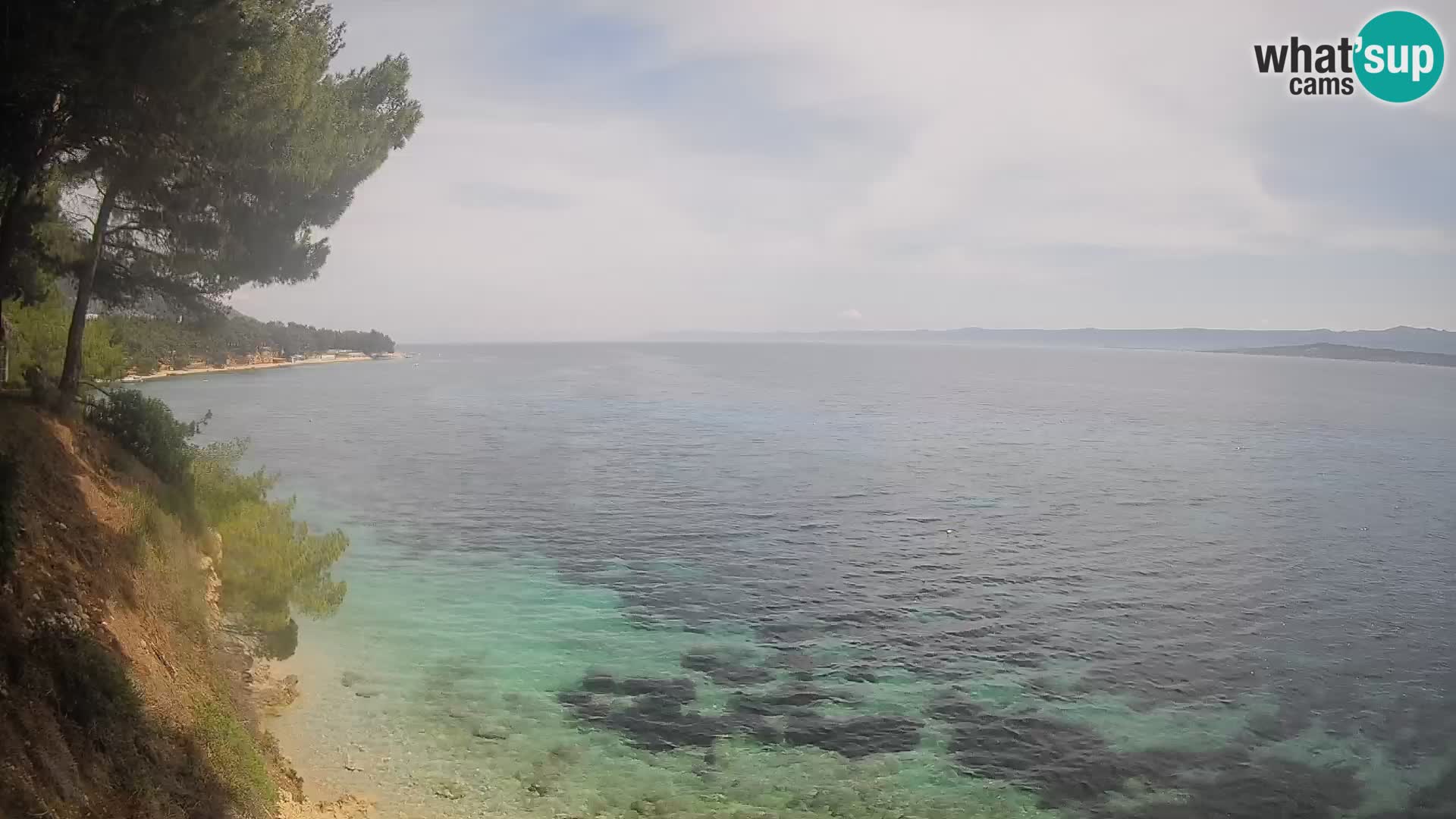 Webcam Potočine Beach Bol – Live View of Borak Beach, Brač Island