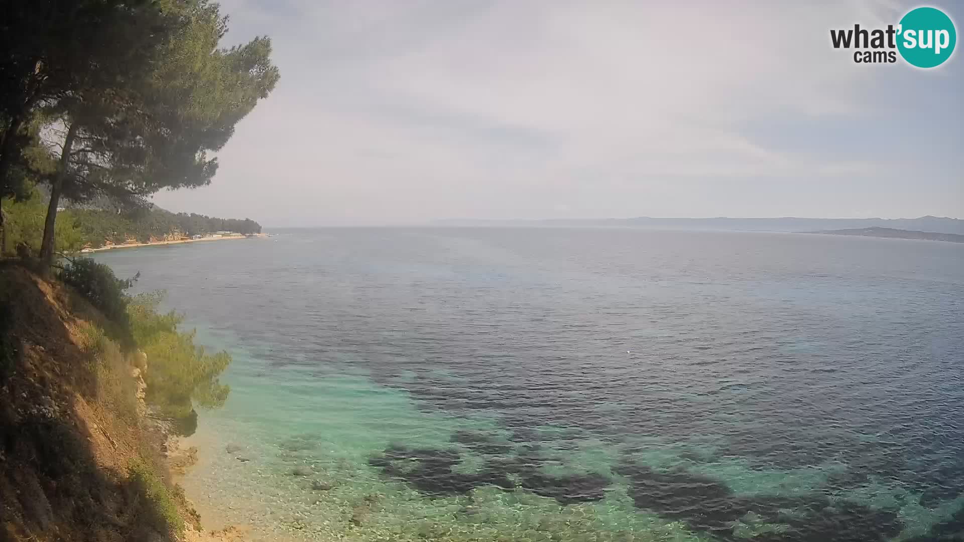 Webcam plage Potočine Bol – Vue en direct sur Borak Beach, île de Brač