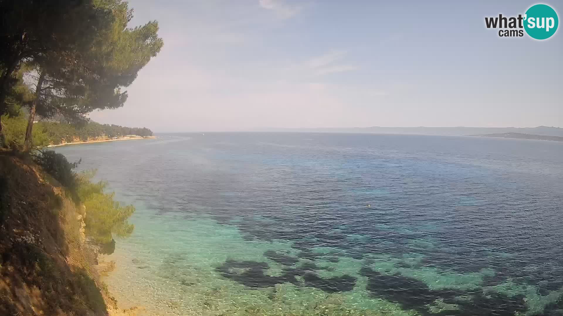 Webcam Strand Potočine Bol – Liveblick auf Borak Beach, Insel Brač