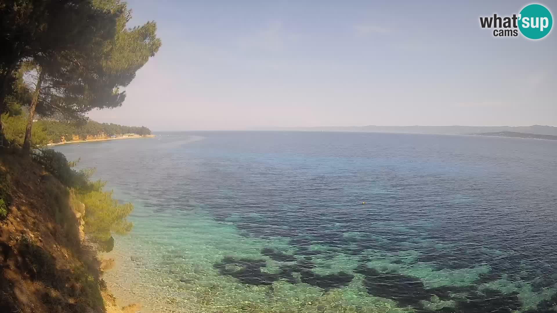 Webcam Strand Potočine Bol – Liveblick auf Borak Beach, Insel Brač