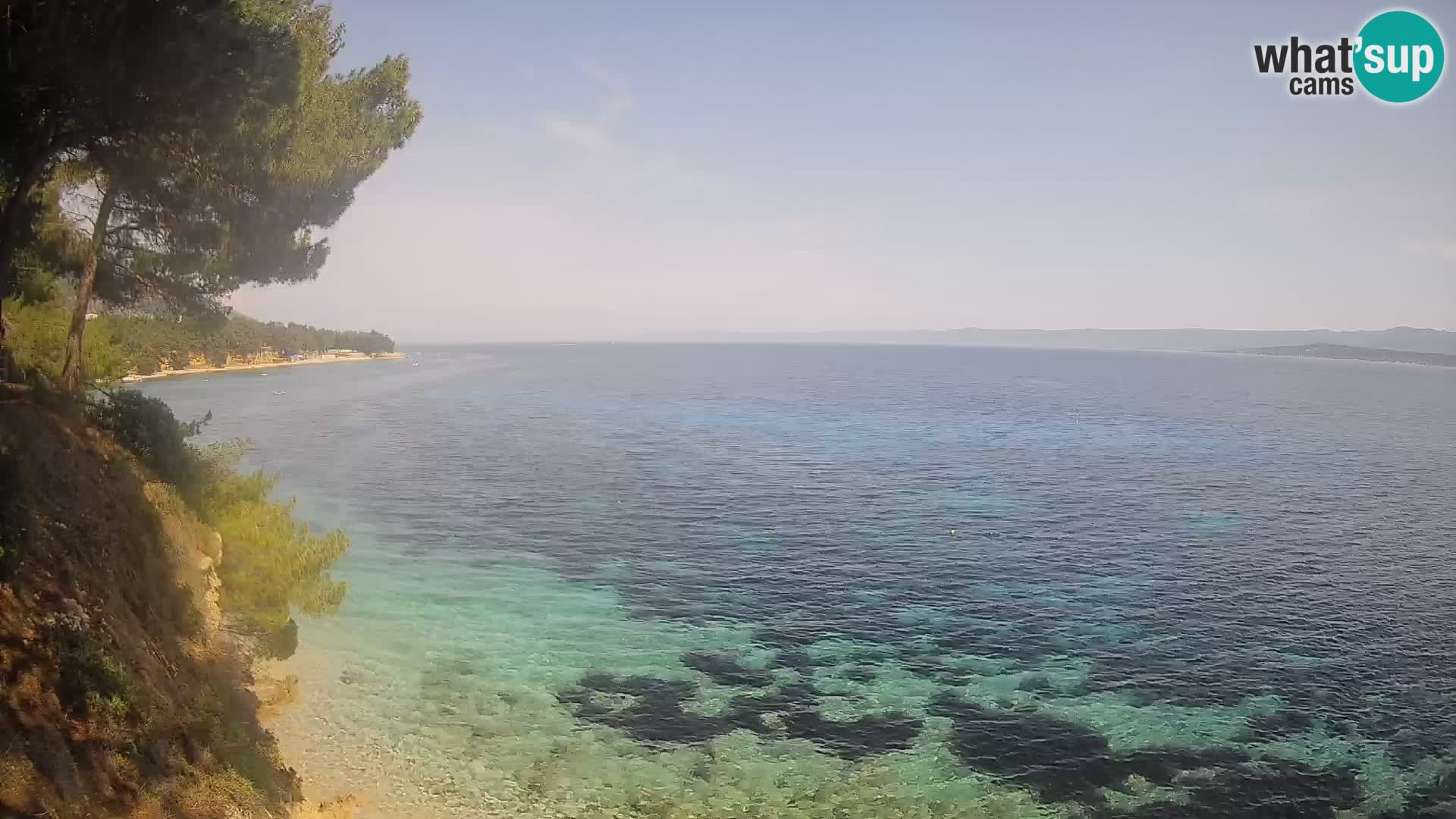 Webcam Potočine Beach Bol – Live View of Borak Beach, Brač Island