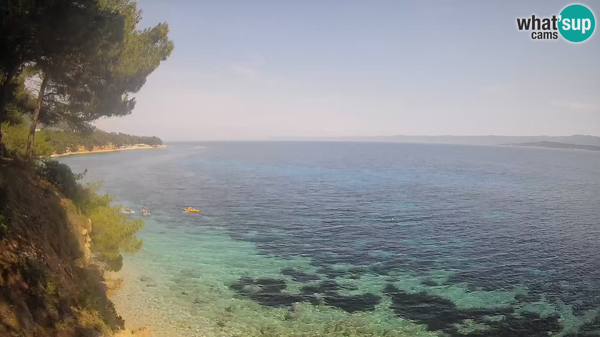 Webcam Potočine Beach Bol – Live View of Borak Beach, Brač Island