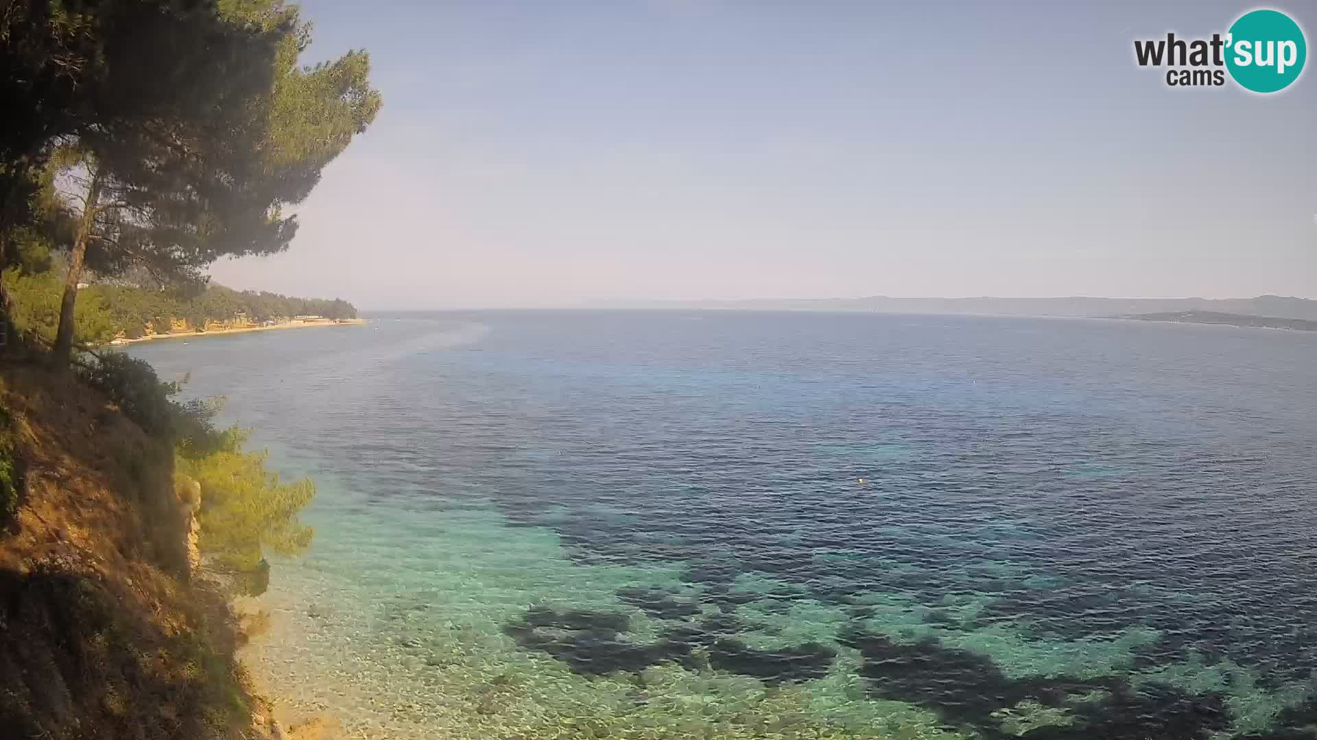 Webcam Potočine Beach Bol – Live View of Borak Beach, Brač Island