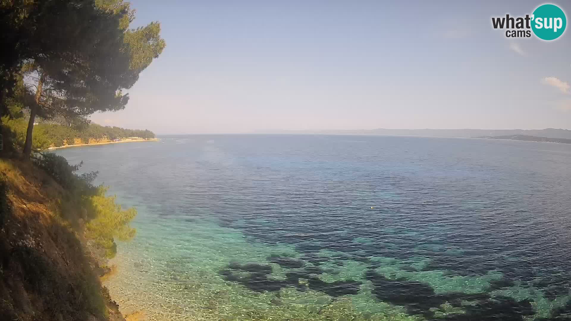 Webcam Potočine Beach Bol – Live View of Borak Beach, Brač Island