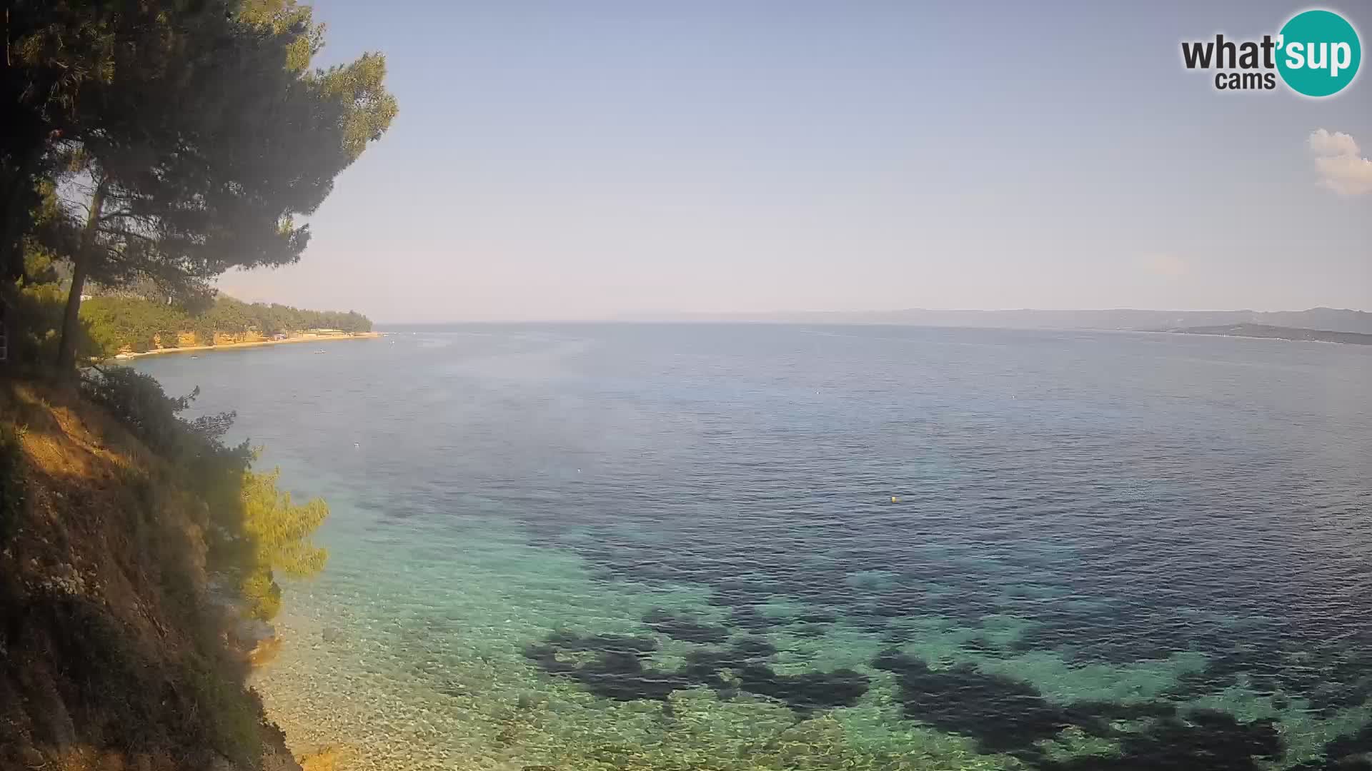 Webcam Potočine Beach Bol – Live View of Borak Beach, Brač Island