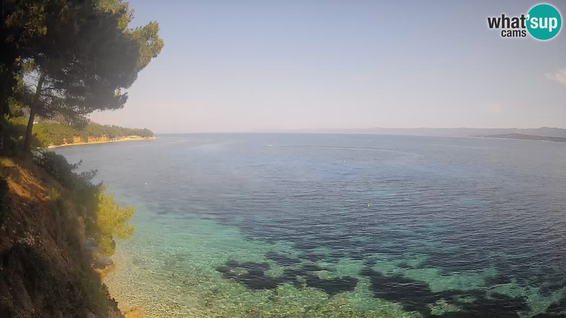 Webcam Potočine Beach Bol – Live View of Borak Beach, Brač Island