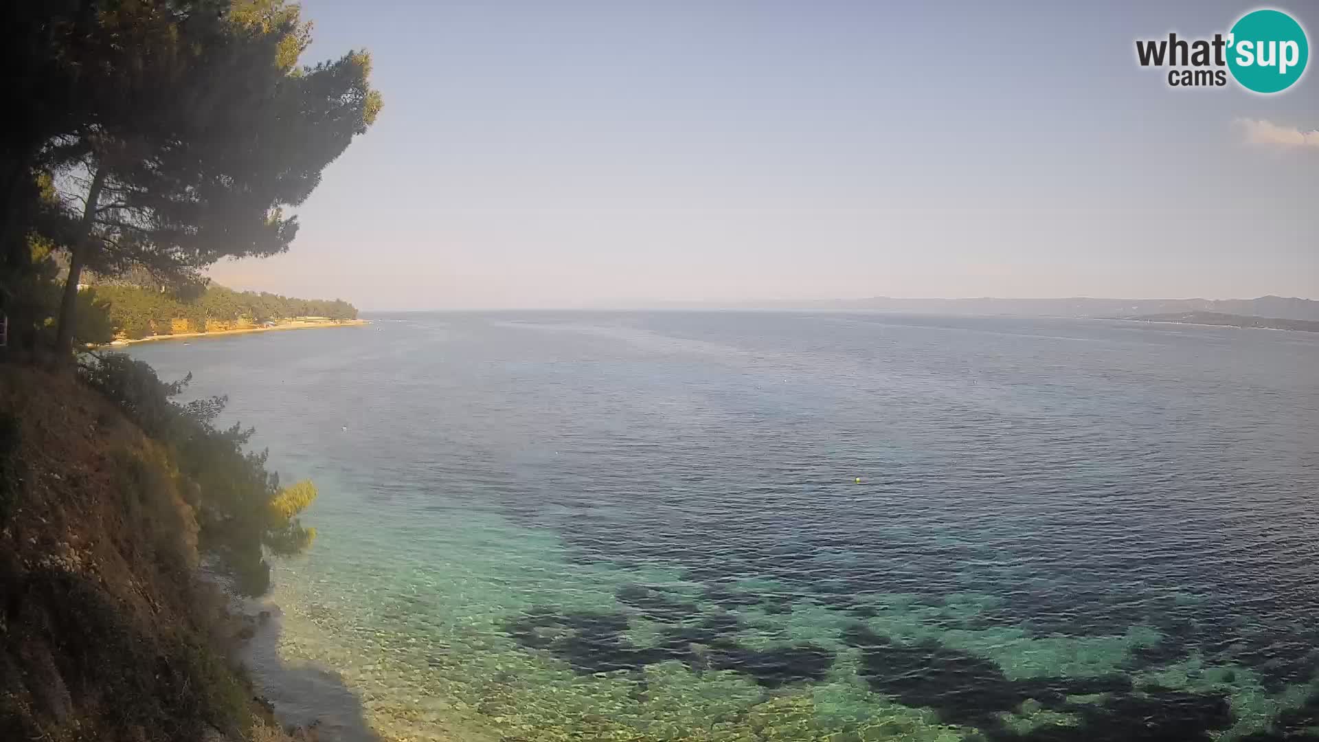 Webcam Potočine Beach Bol – Live View of Borak Beach, Brač Island