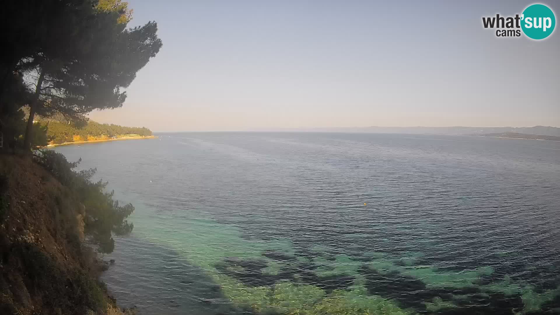 Webcam Potočine Beach Bol – Live View of Borak Beach, Brač Island