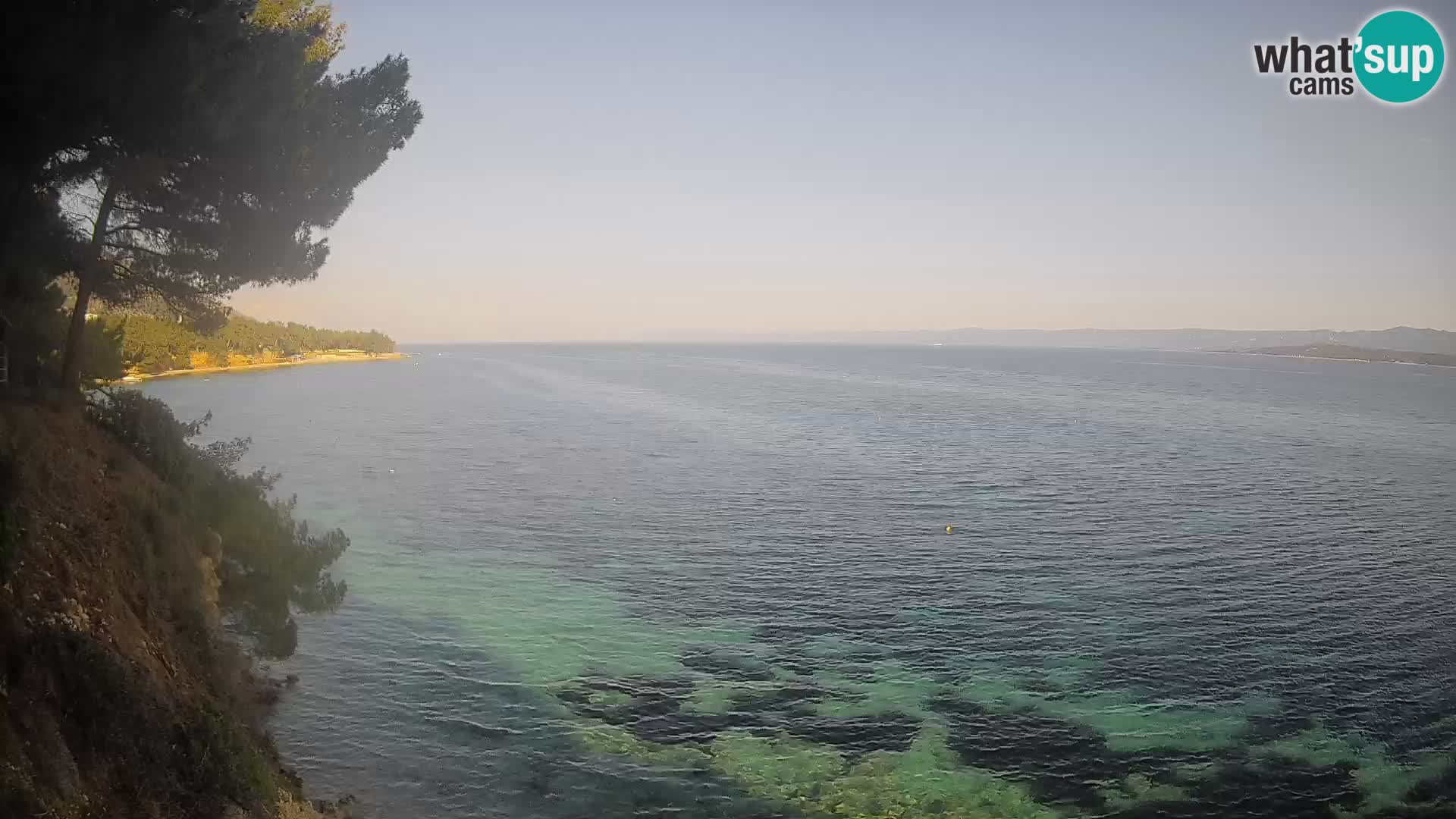 Webcam plage Potočine Bol – Vue en direct sur Borak Beach, île de Brač