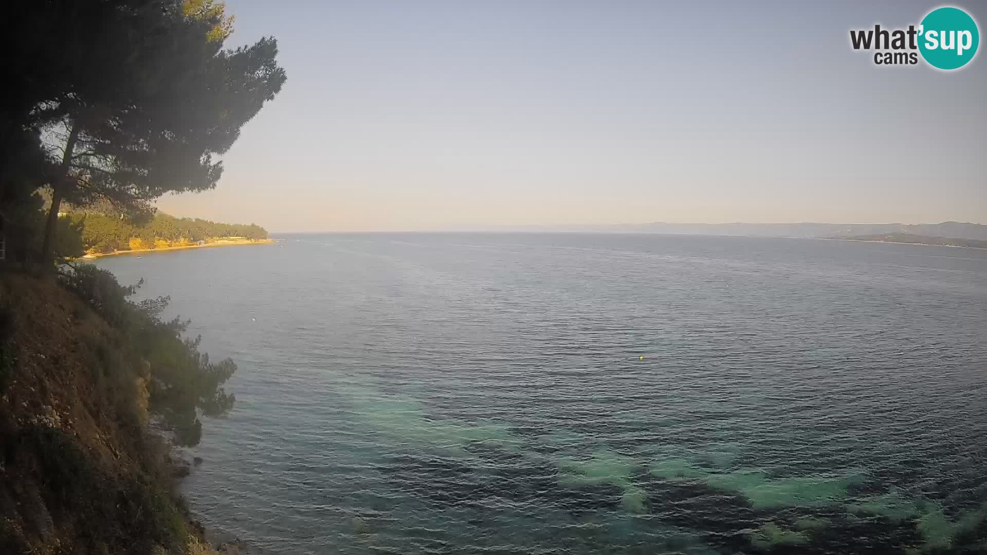 Webcam plage Potočine Bol – Vue en direct sur Borak Beach, île de Brač