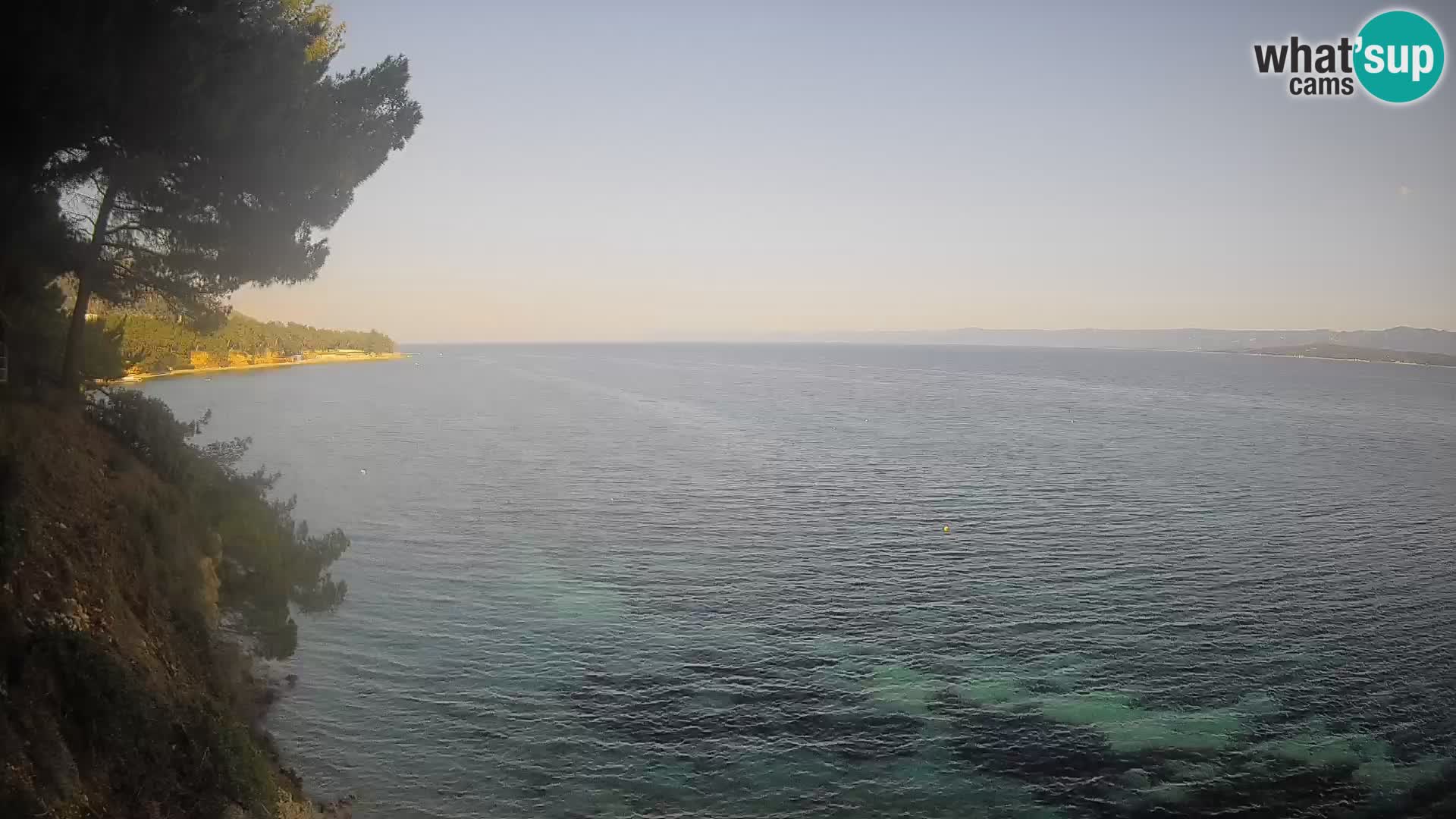 Webcam plage Potočine Bol – Vue en direct sur Borak Beach, île de Brač
