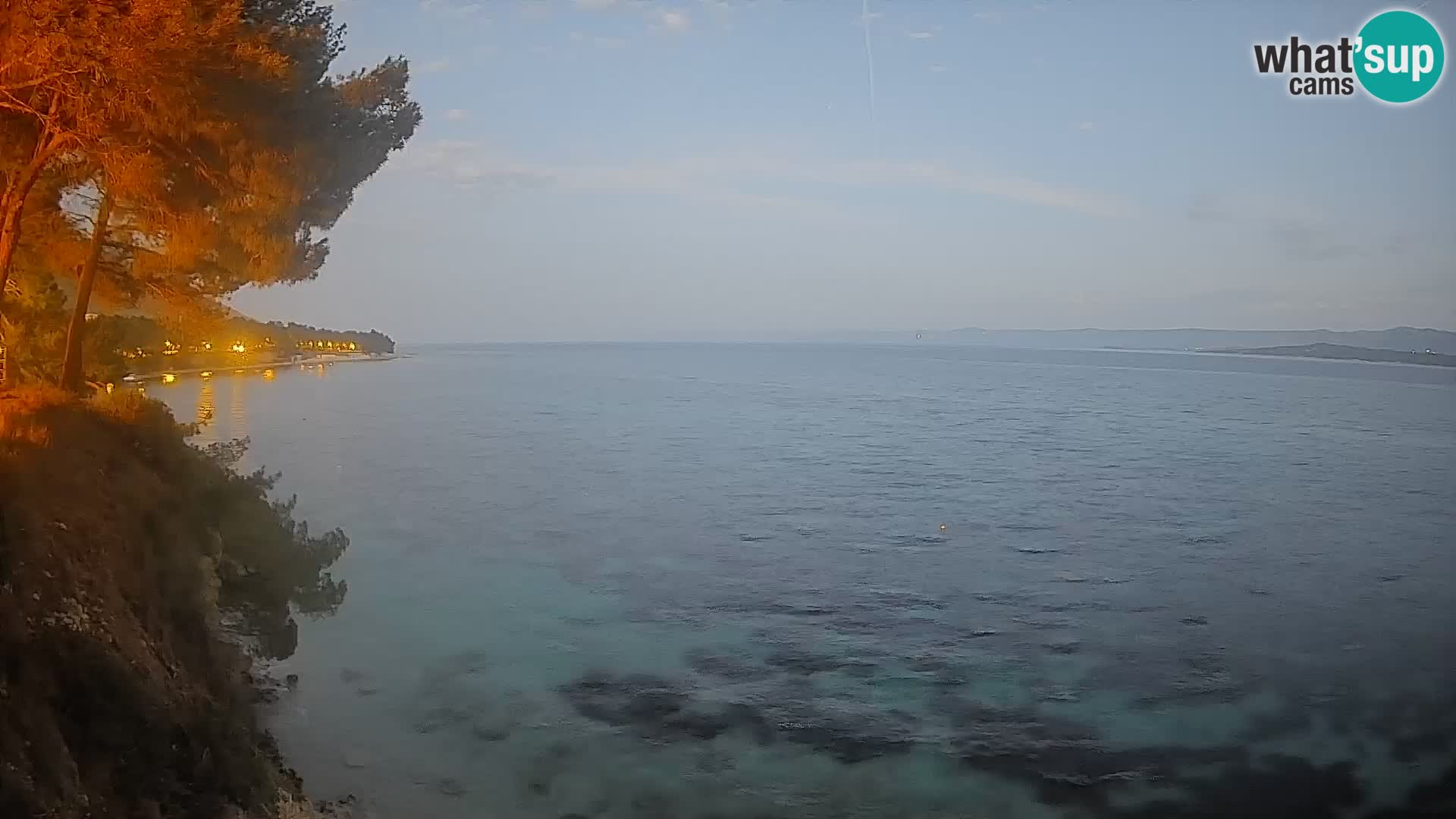 Webcam Strand Potočine Bol – Liveblick auf Borak Beach, Insel Brač