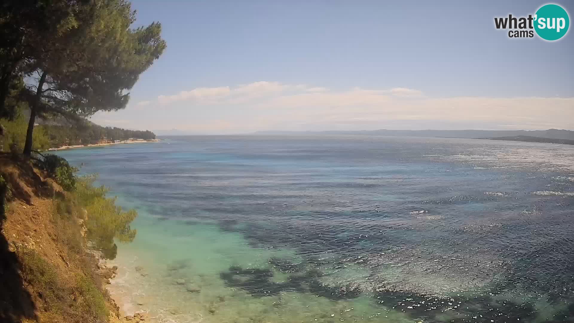 Webcam Playa Potočine Bol – Vista en vivo de Borak Beach, Isla de Brač