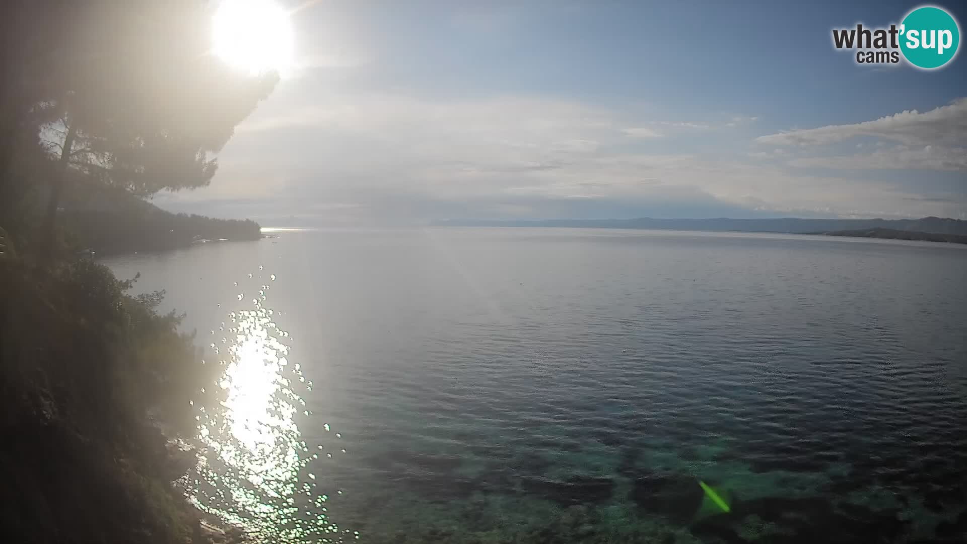 Webcam Playa Potočine Bol – Vista en vivo de Borak Beach, Isla de Brač