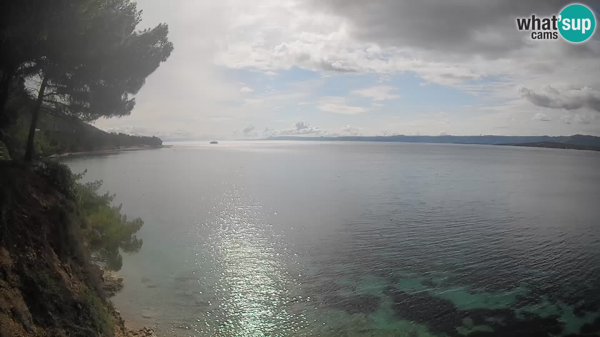 Webcam Playa Potočine Bol – Vista en vivo de Borak Beach, Isla de Brač