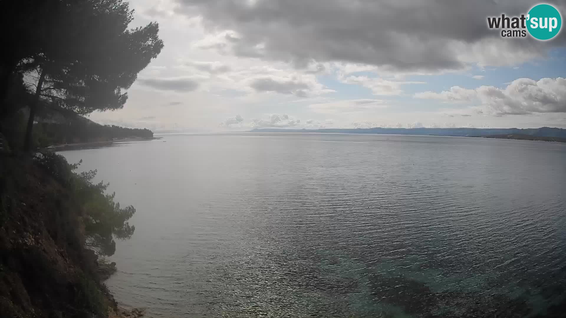 Webcam Spiaggia Potočine Bol – Vista live sulla spiaggia Borak, Isola di Brač