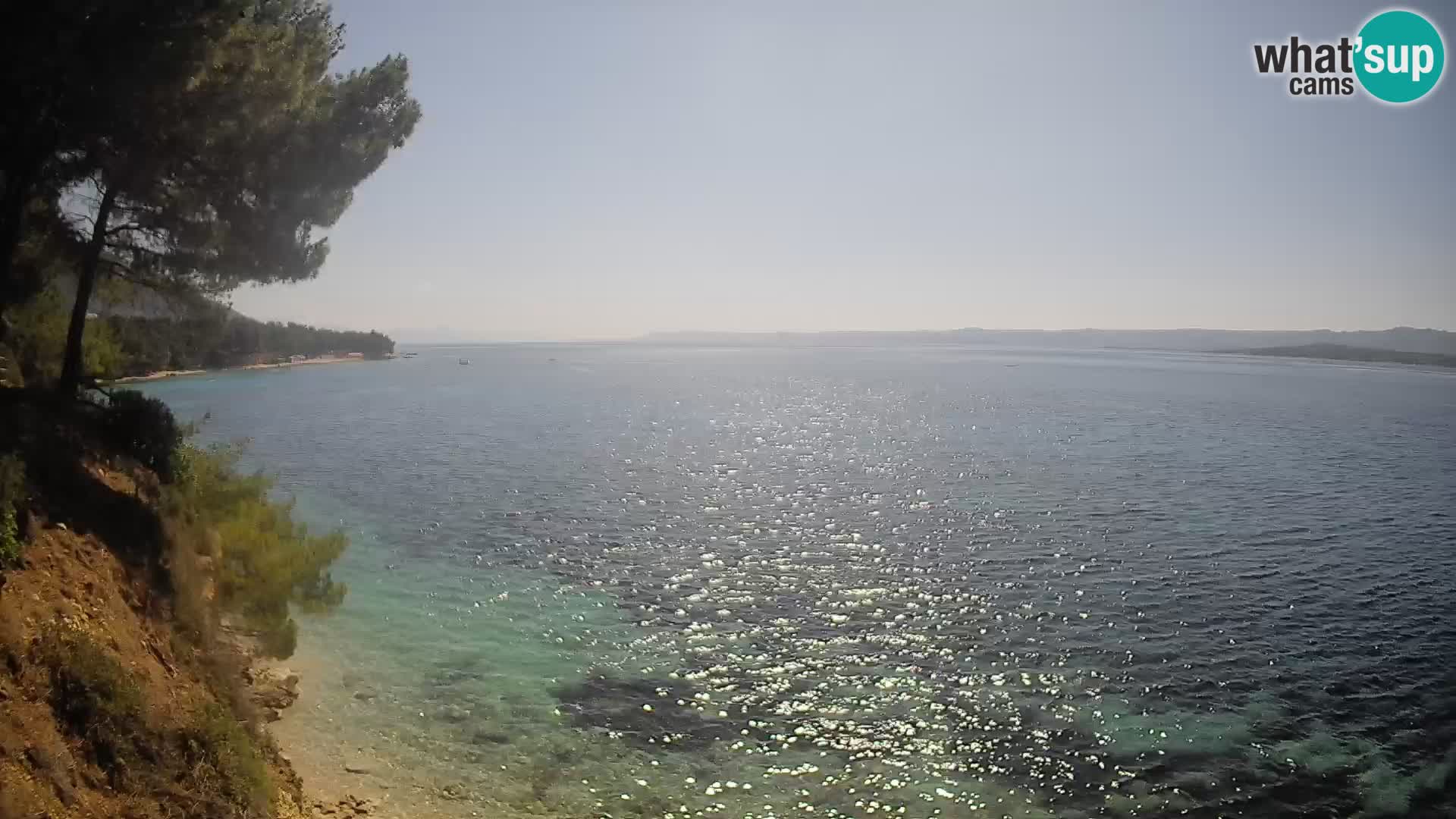 Webcam Potočine Beach Bol – Live View of Borak Beach, Brač Island