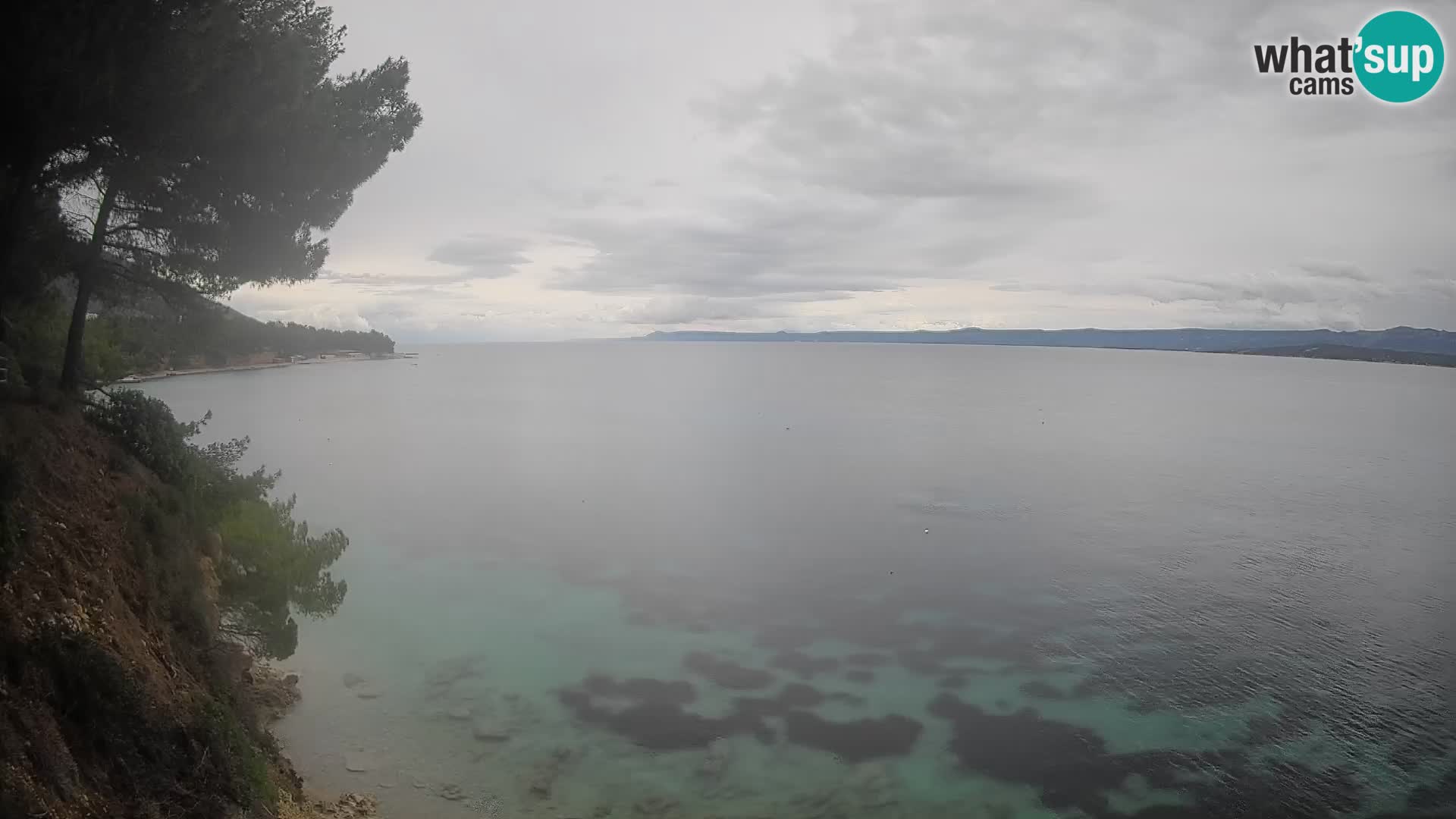 Webcam Potočine Beach Bol – Live View of Borak Beach, Brač Island