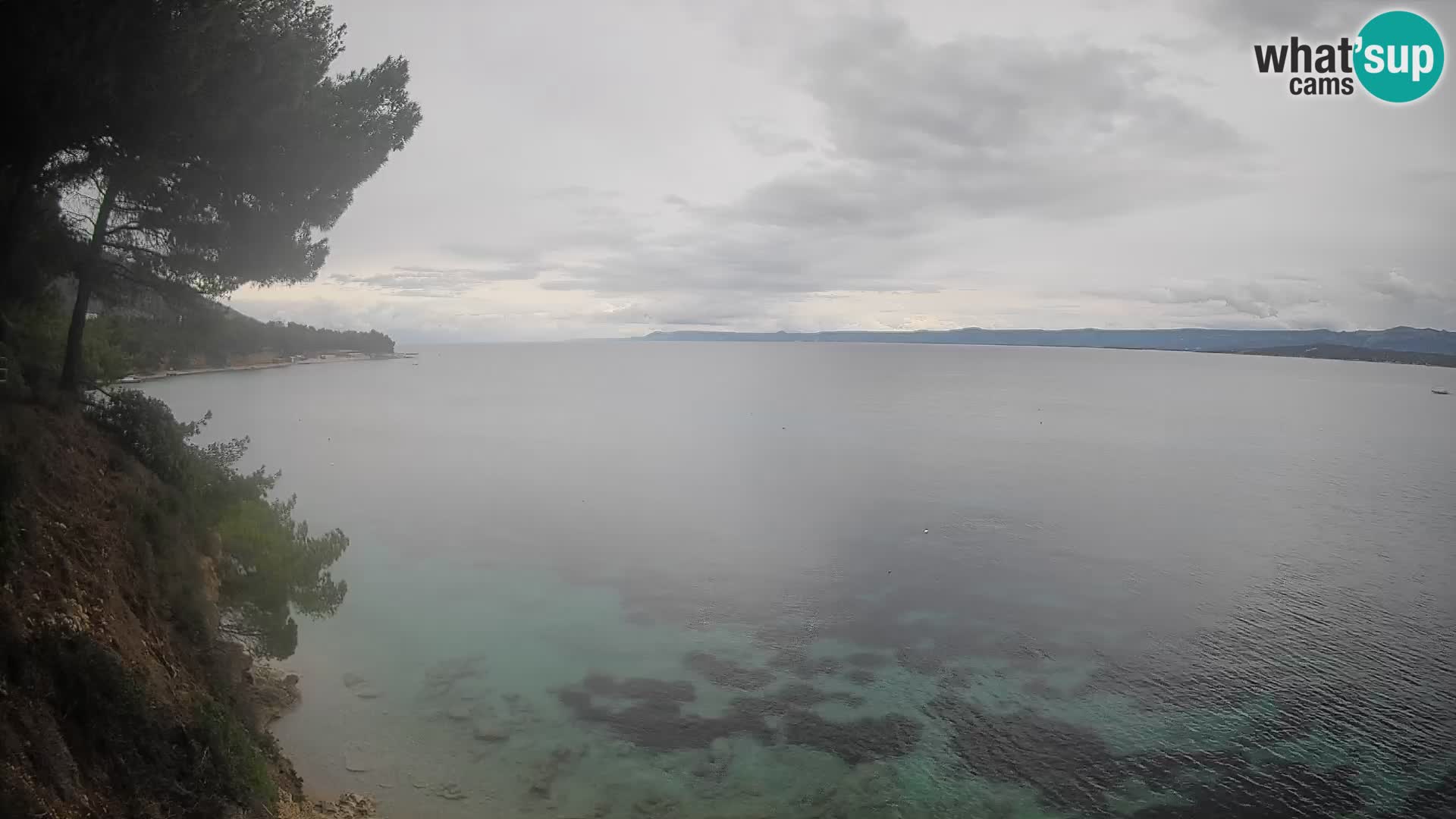 Web kamera Potočine Bol – Pogled uživo na plažu Borak, otok Brač
