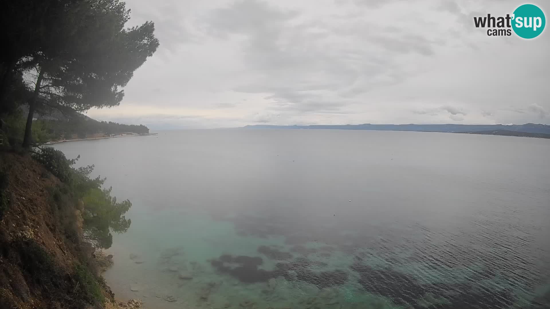 Web kamera Potočine Bol – Pogled uživo na plažu Borak, otok Brač