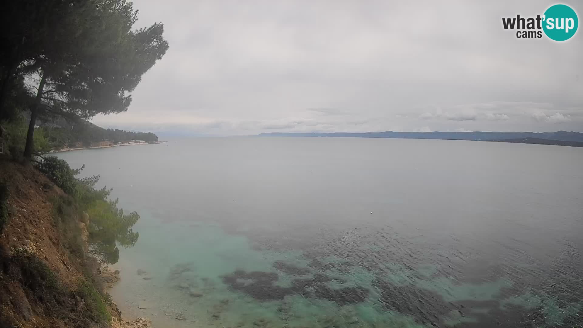 Webcam Potočine Beach Bol – Live View of Borak Beach, Brač Island