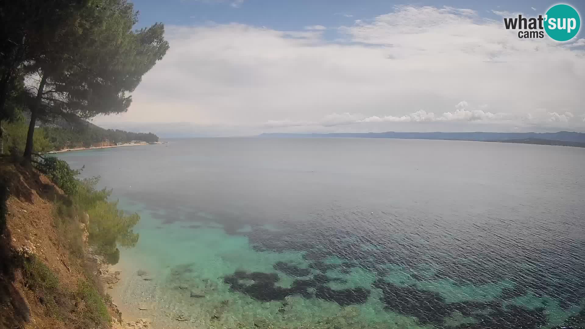 Webcam Potočine Beach Bol – Live View of Borak Beach, Brač Island