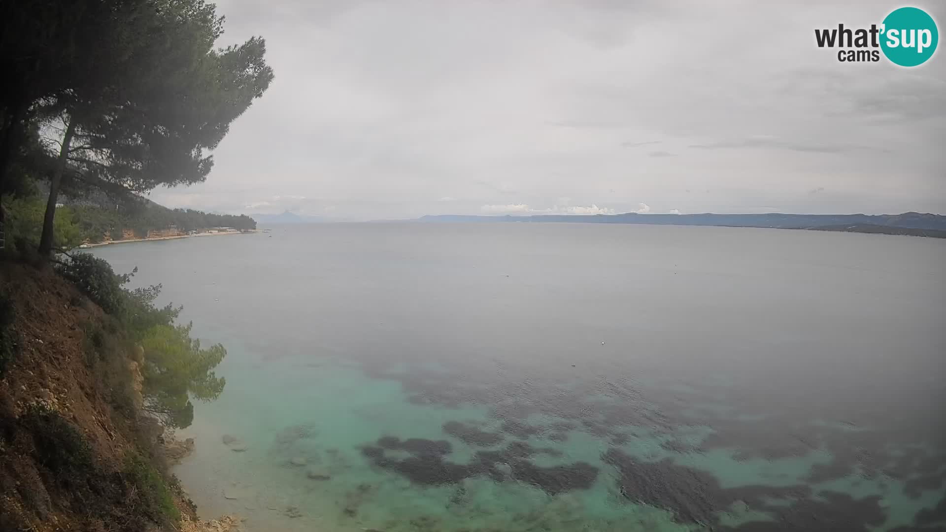 Webcam Potočine Beach Bol – Live View of Borak Beach, Brač Island