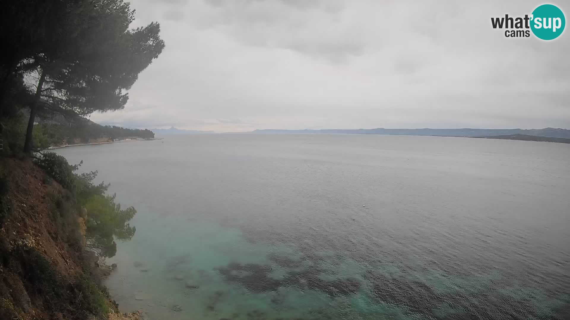 Webcam Potočine Beach Bol – Live View of Borak Beach, Brač Island