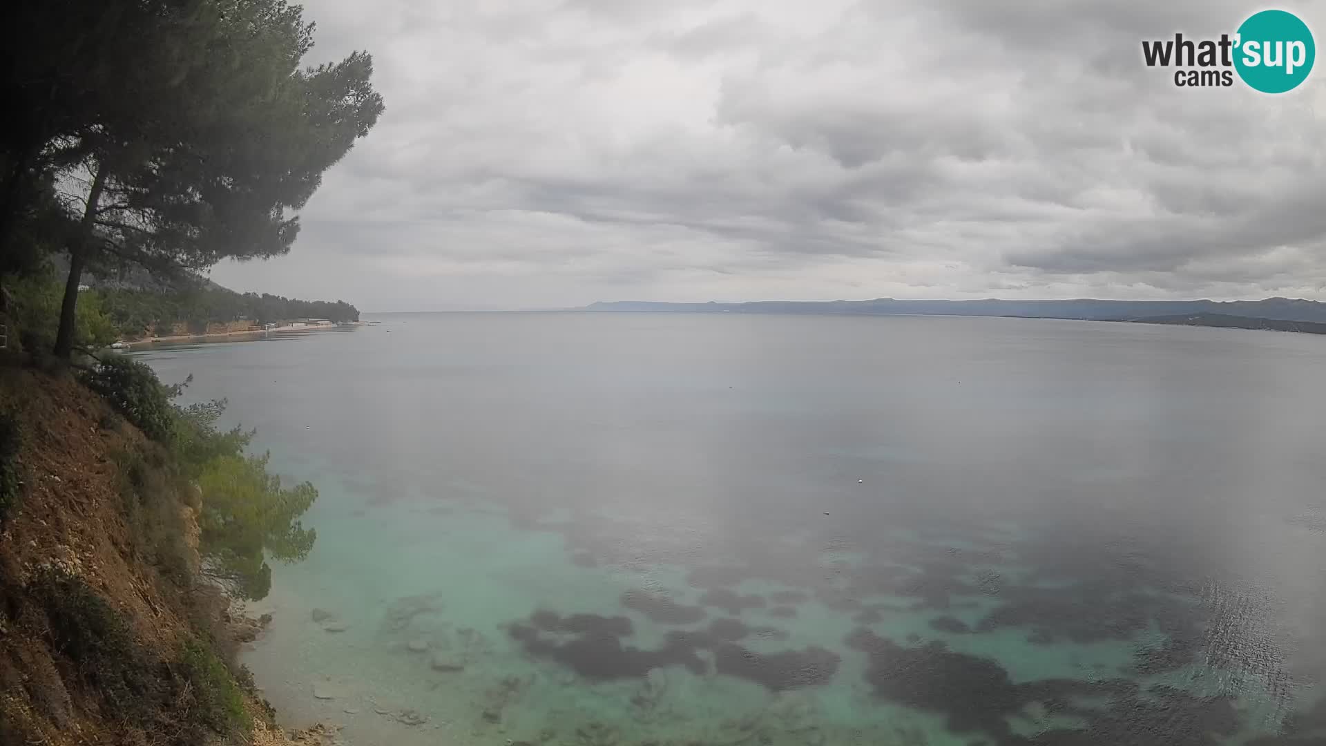Webcam Potočine Beach Bol – Live View of Borak Beach, Brač Island