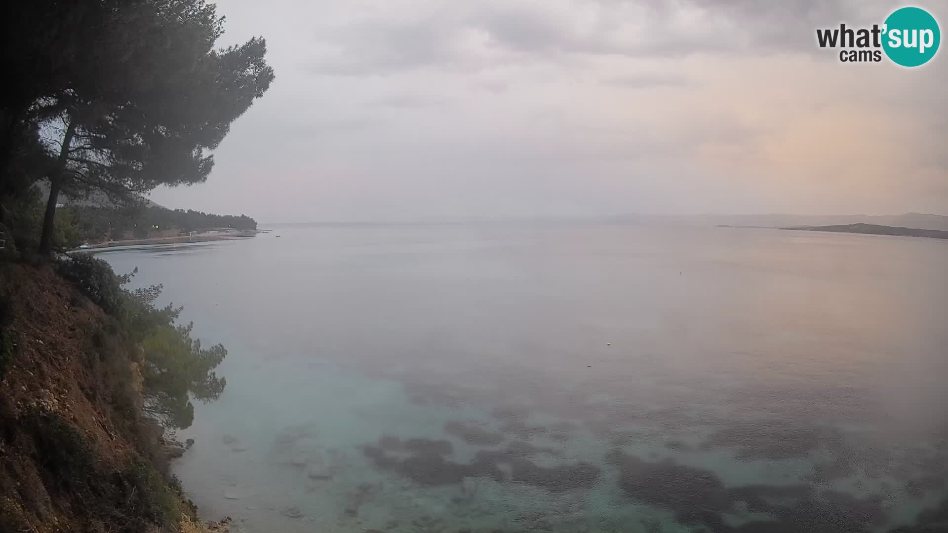 Webcam Playa Potočine Bol – Vista en vivo de Borak Beach, Isla de Brač