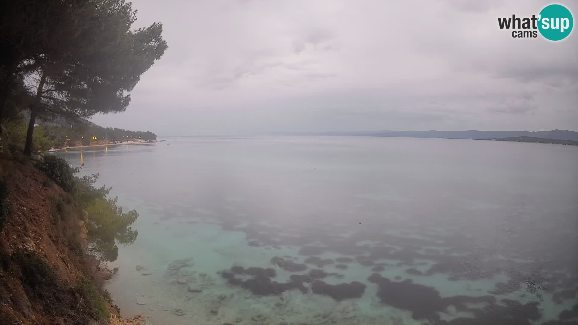 Webcam Potočine Beach Bol – Live View of Borak Beach, Brač Island